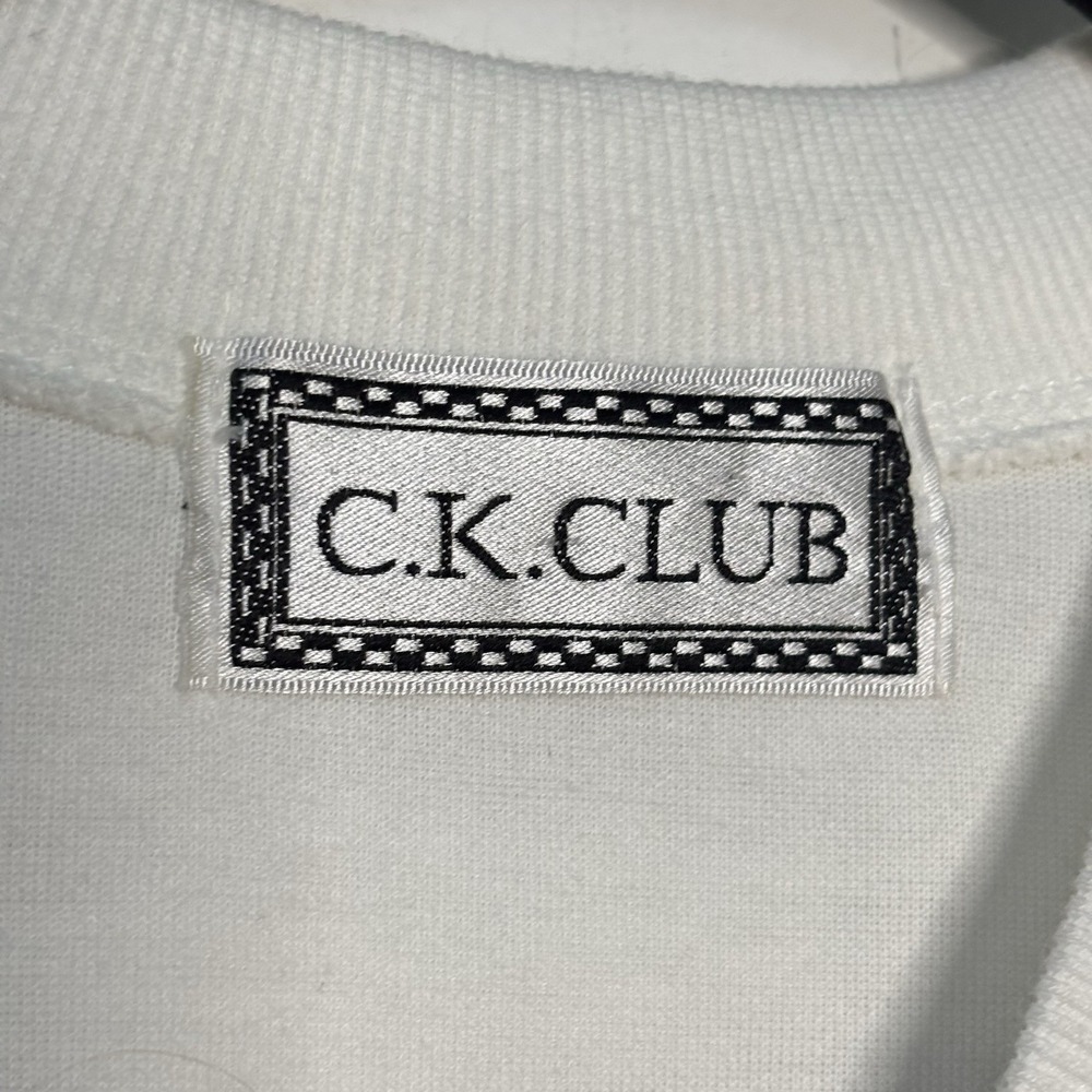 Vintage The Seven Dwarfs T-shirt AOP C.K. Club Graphic White Long Sleeve 90s - Picture 3 of 7